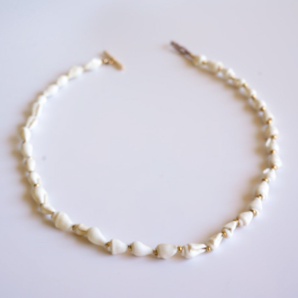 GOLDEN SEASHELL NECKLACE