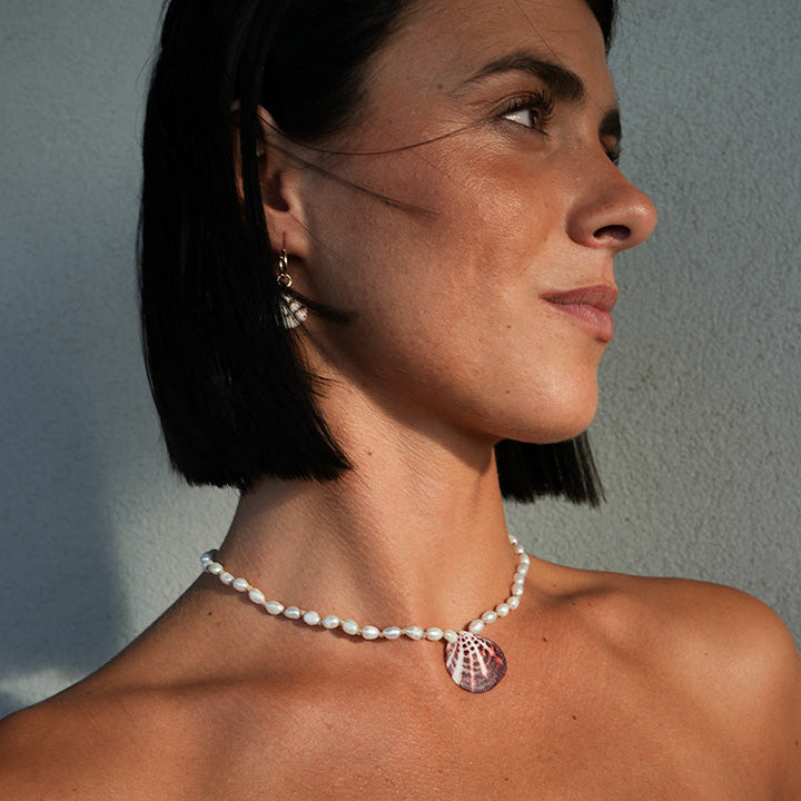 FRESHWATER CHARM NECKLACE