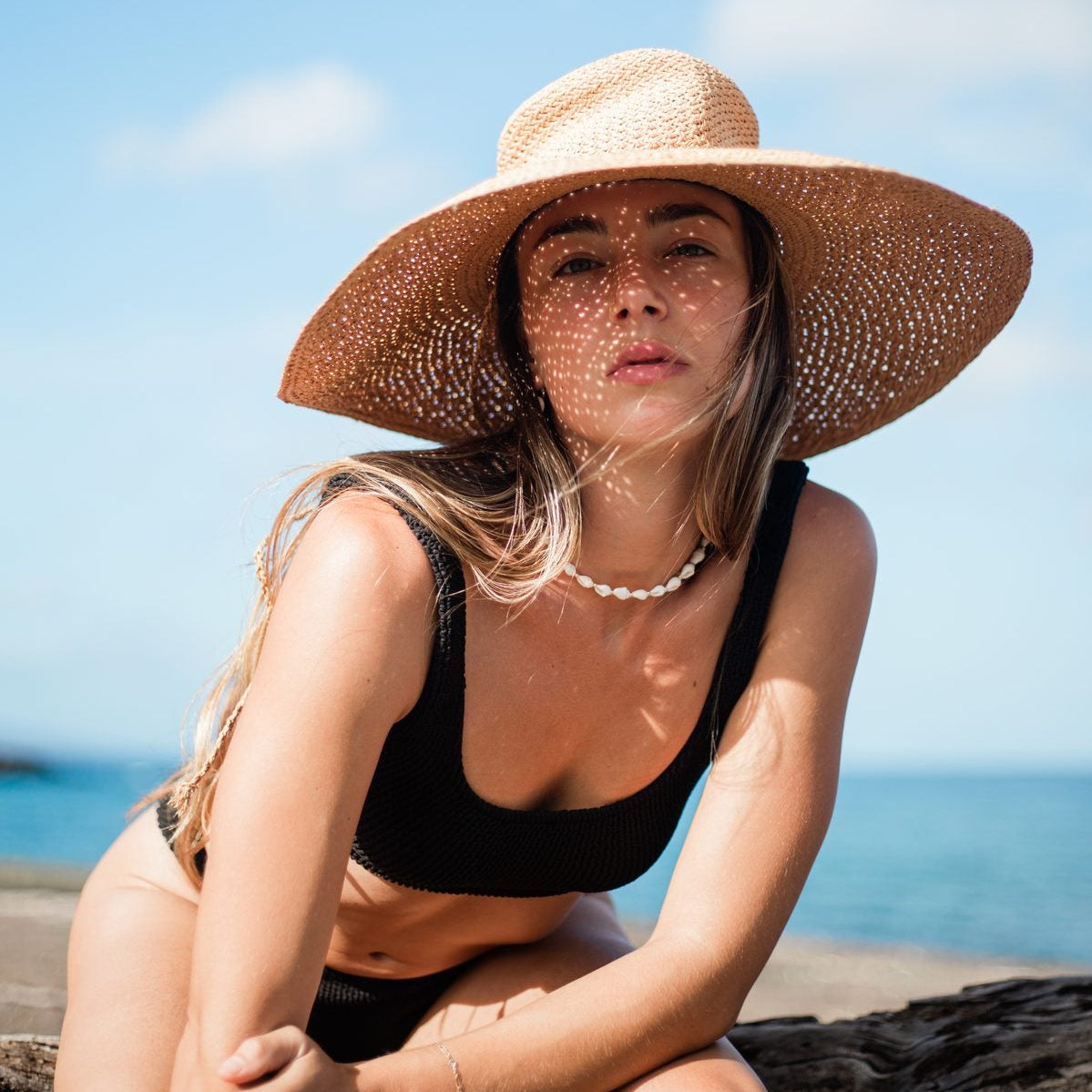Golden Seashell Choker Necklace — handmade jewelry by Studio Immersed, Maui Hawaii