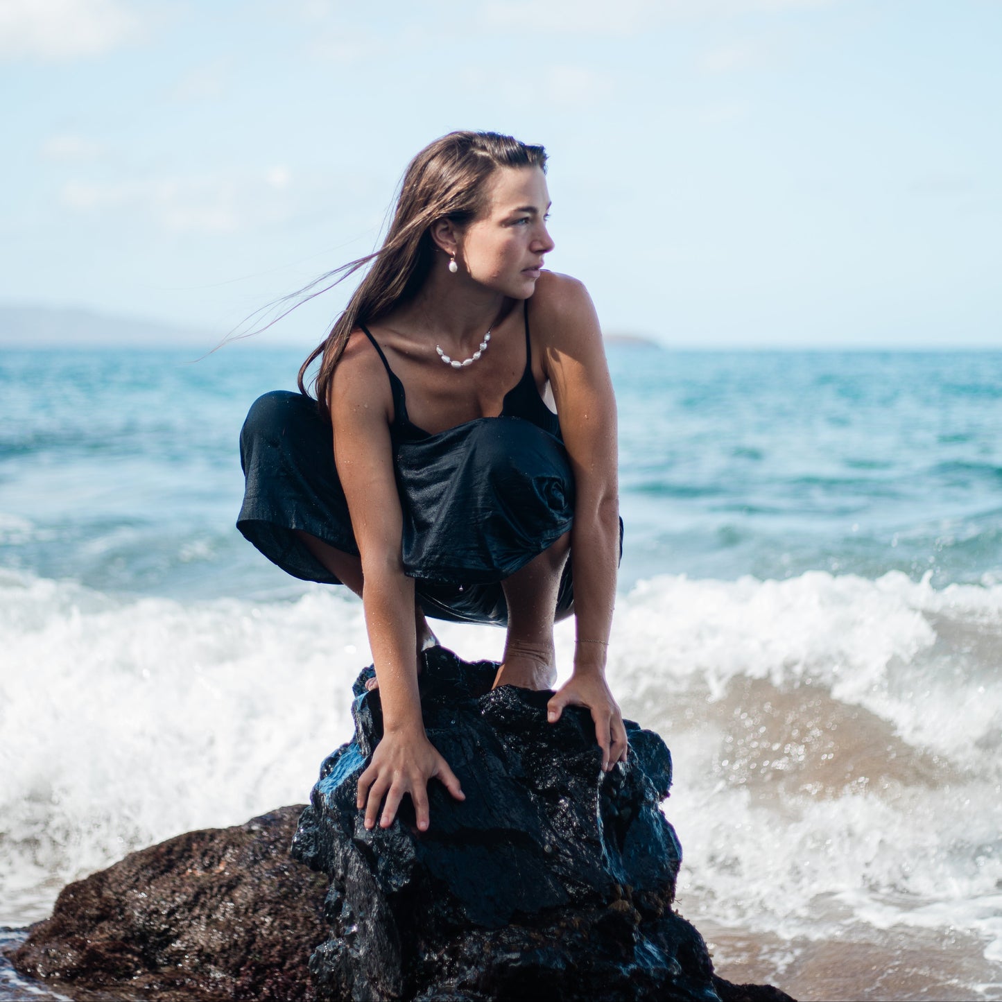 WHITE SOUTH SEA KESHI DREAM NECKLACE