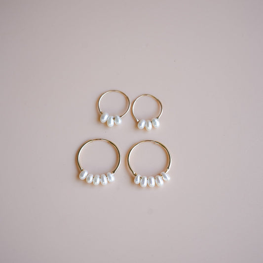 FRESHWATER GOLD FILLED EARRINGS