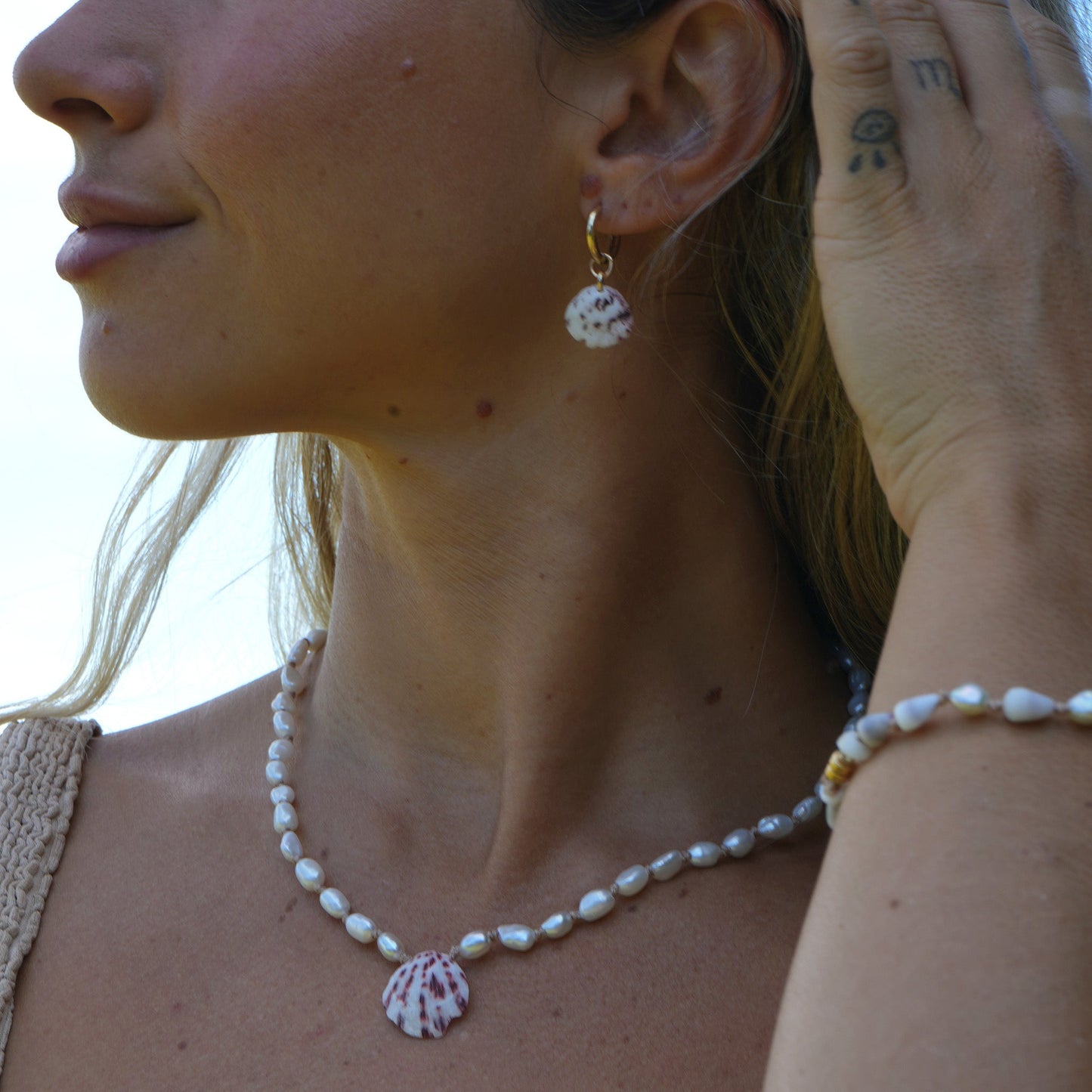 FRESHWATER CHARM NECKLACE